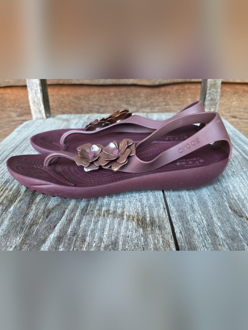 Crocs Slip On Sandals, Womens Size 9